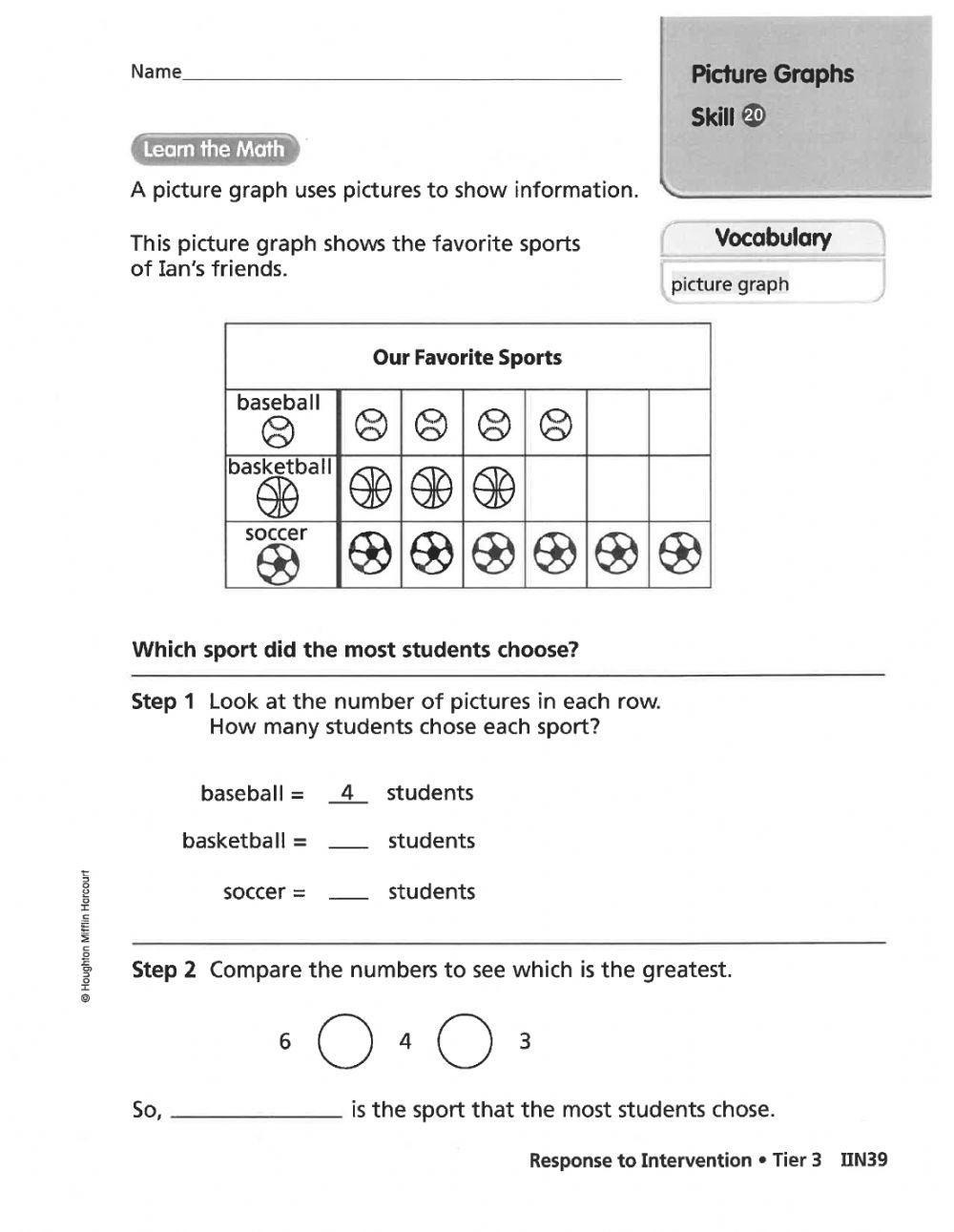 Picture graph activity | Live Worksheets
