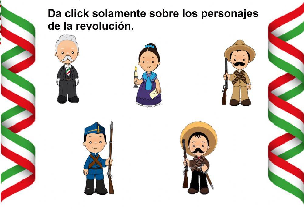 Personajes de la revolución preescolar