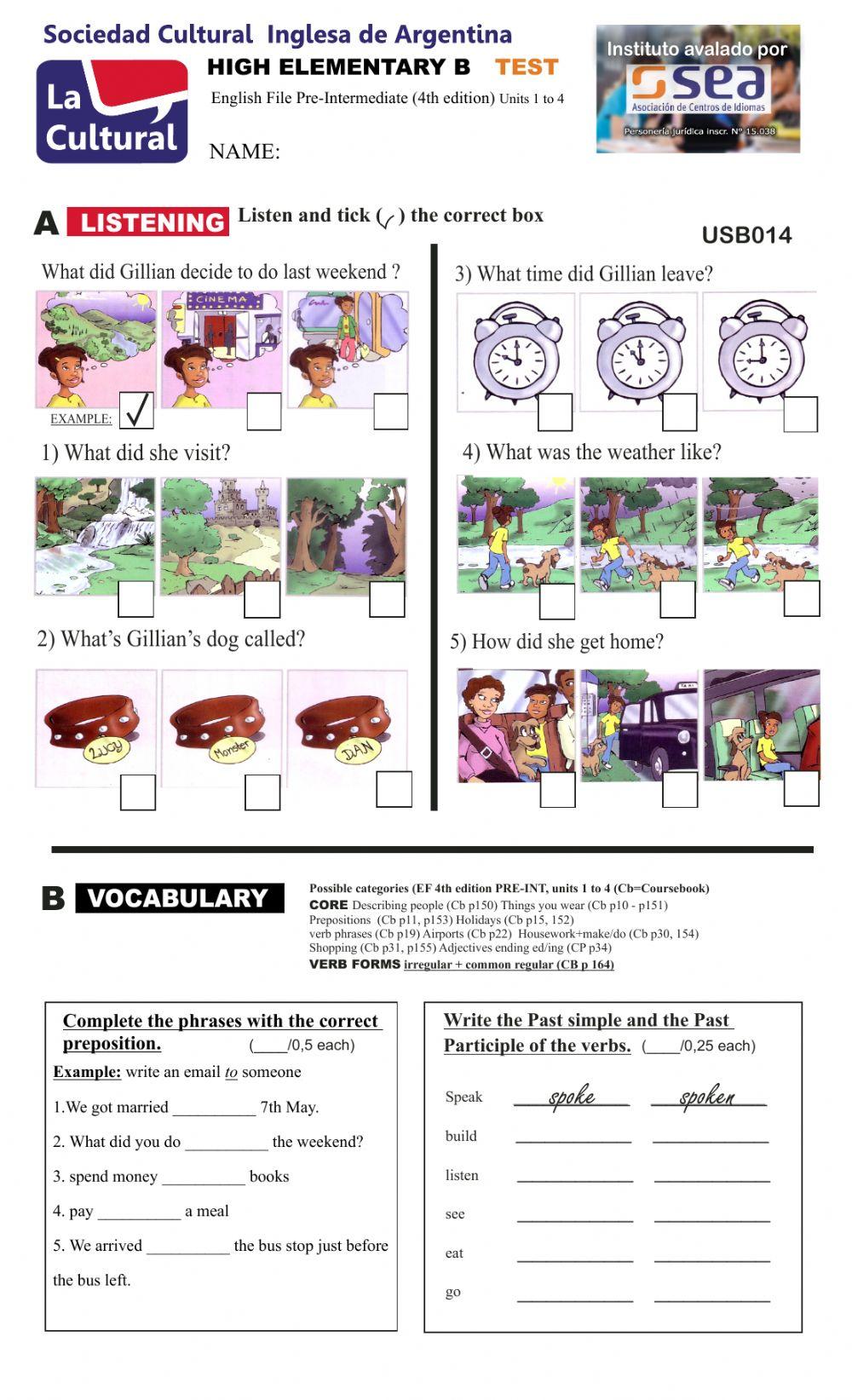 HIGH ELEMENTARY B - TEST 3 6790804 | highelem | Live