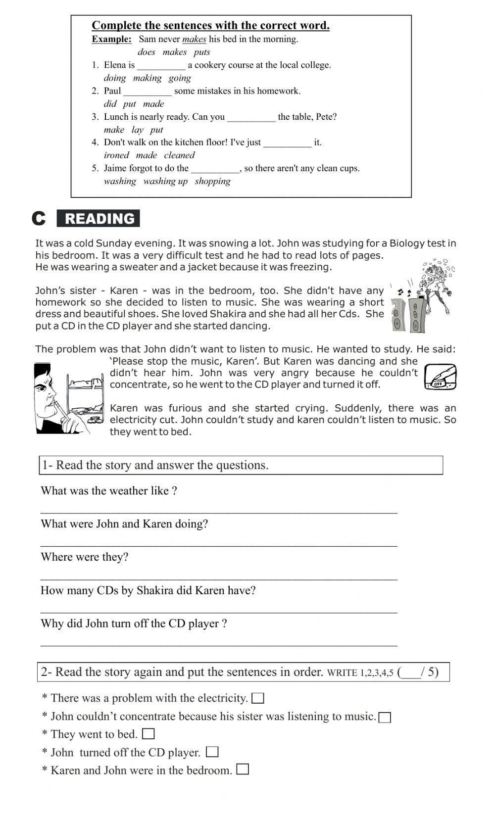 HIGH ELEMENTARY B - TEST 3