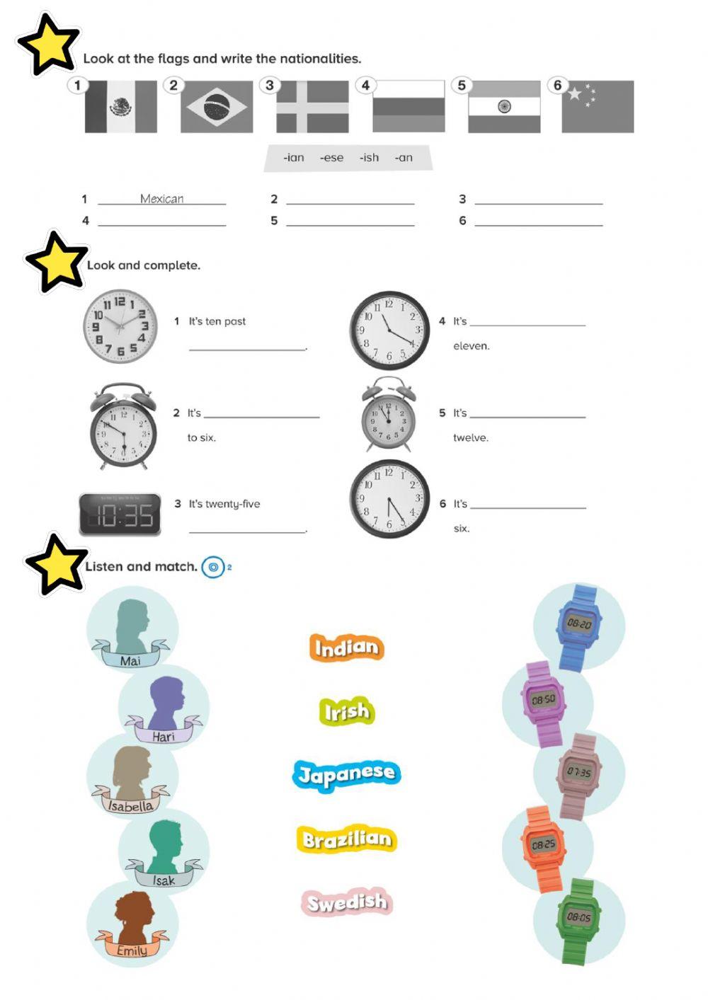 Countries and nationalities