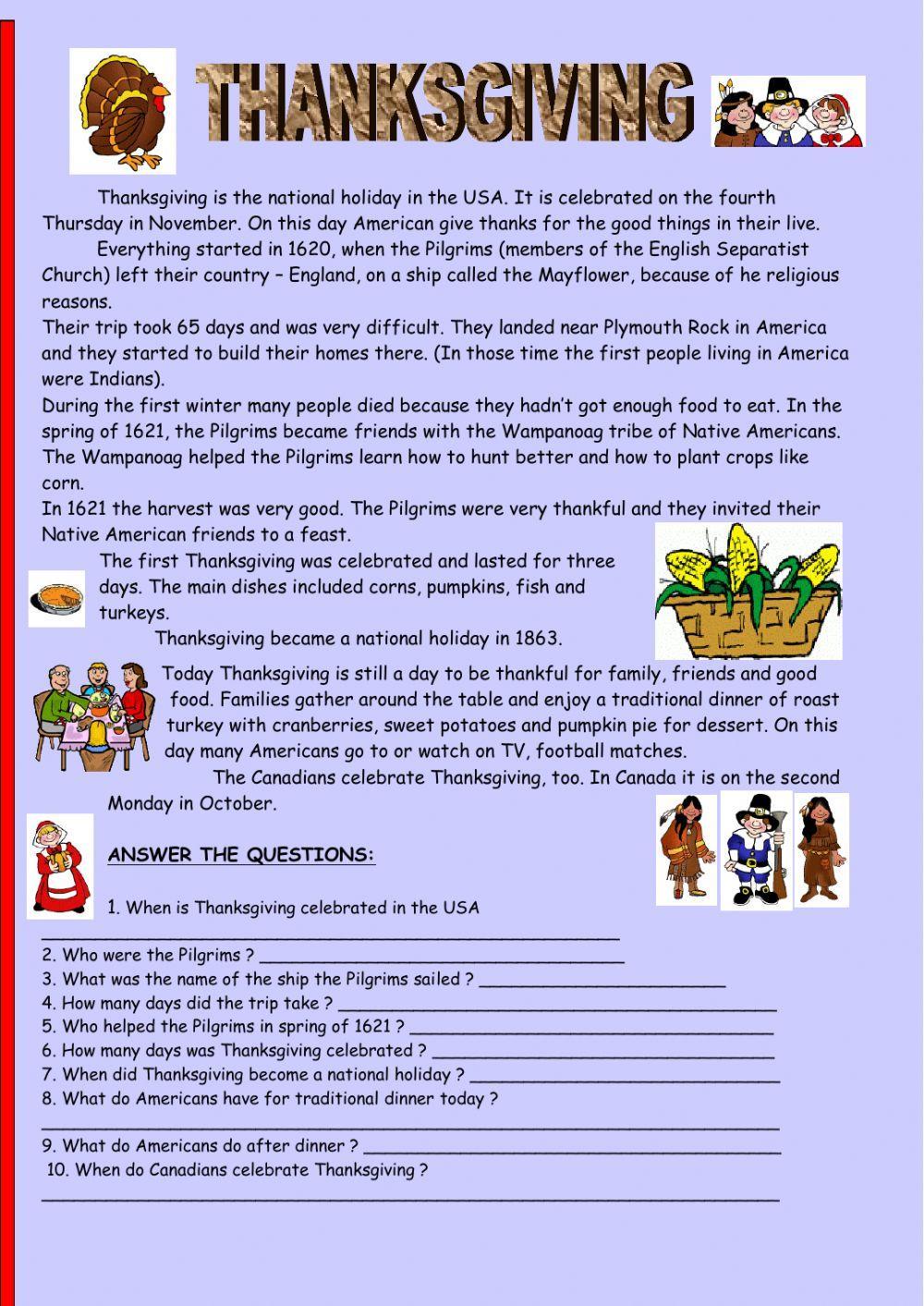 thanksgiving-reading-comprehension-worksheet-live-worksheets