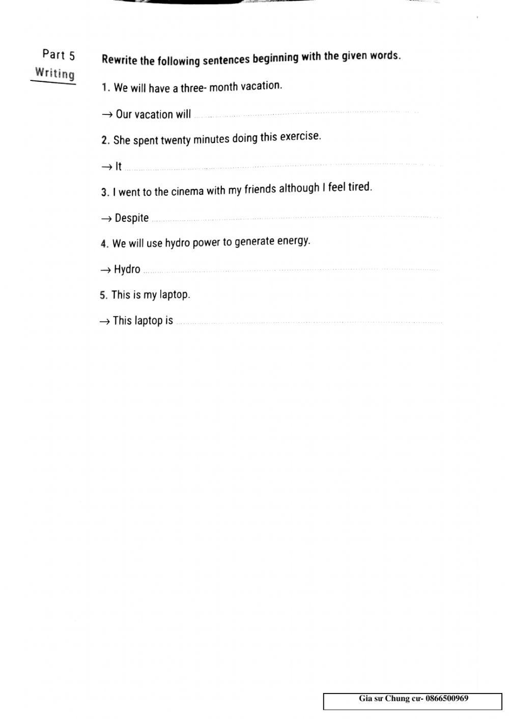 Lớp 7 - Kiểm tra 45 phút Unit 10-11