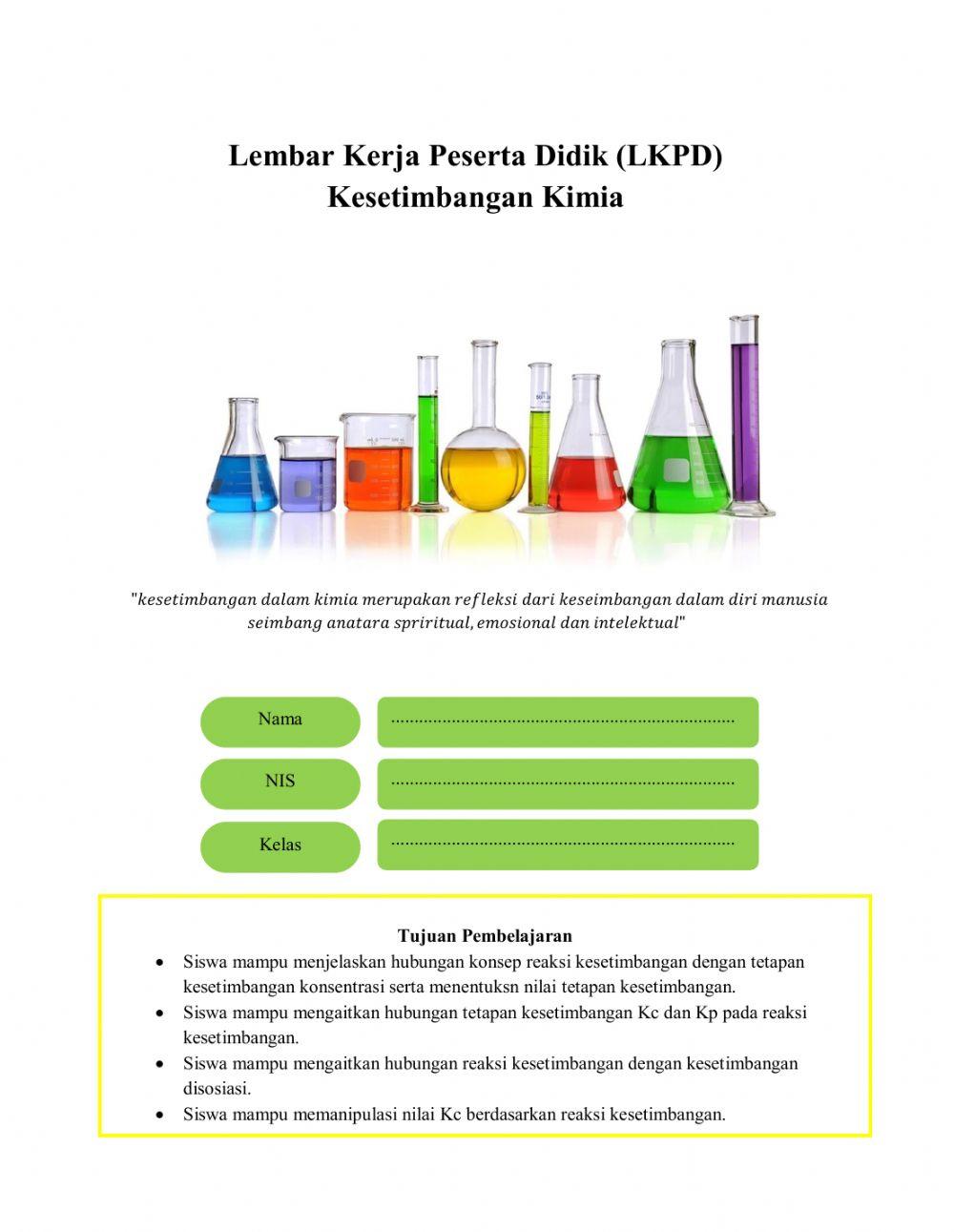 Equilibrium chemistry