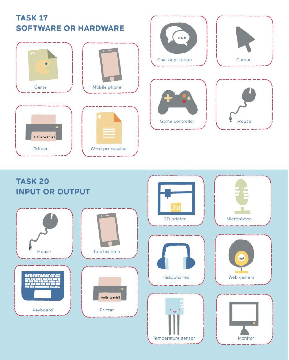 hardware and software online exercise for | Live Worksheets