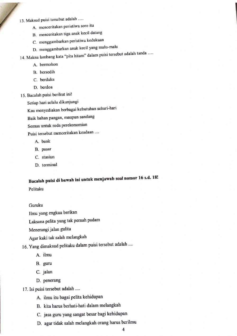 Tema 2 (Bahasa Indonesia)