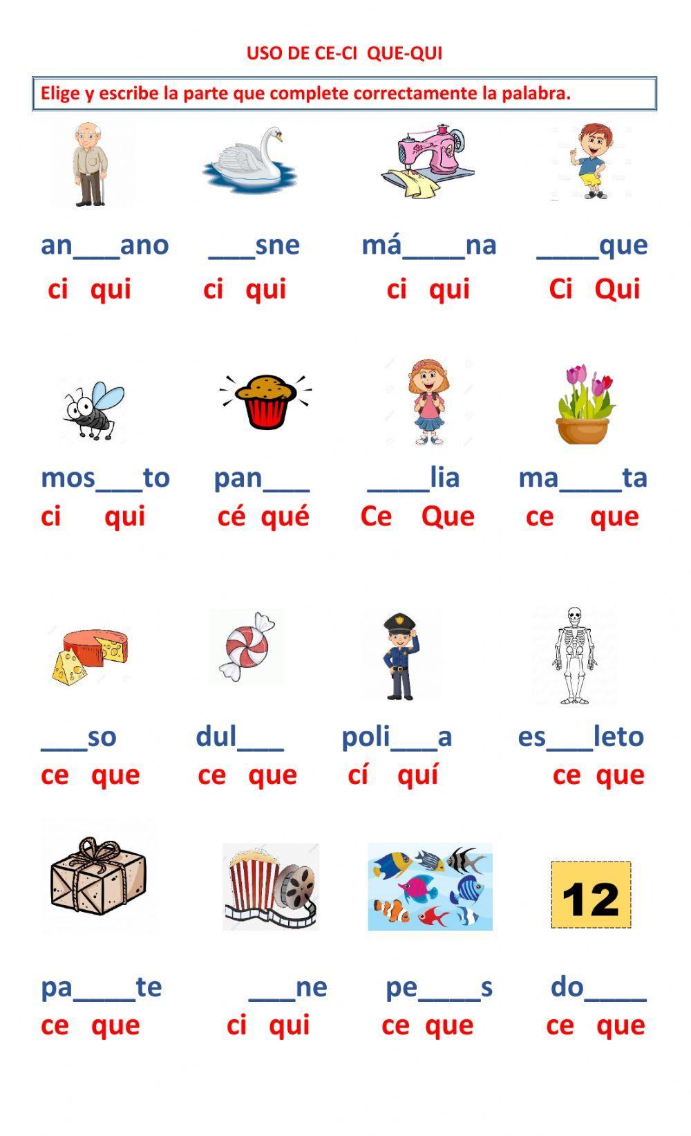 Uso de c y q Uso de c y q