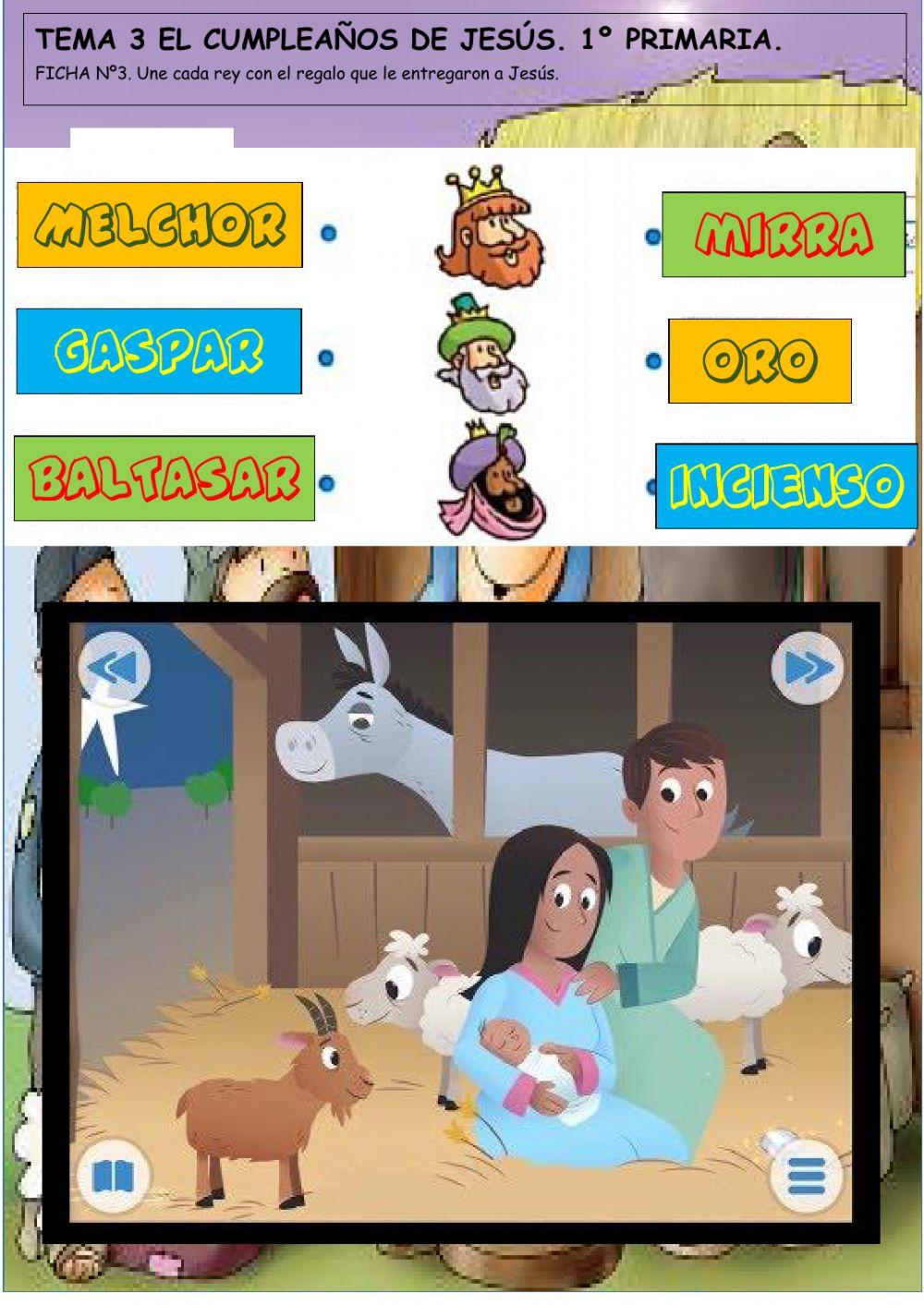 Tema 3. El cumpleaños de Jesús. Navidad. 1º Primaria. Ceip Profesor Tierno Galván Utrera