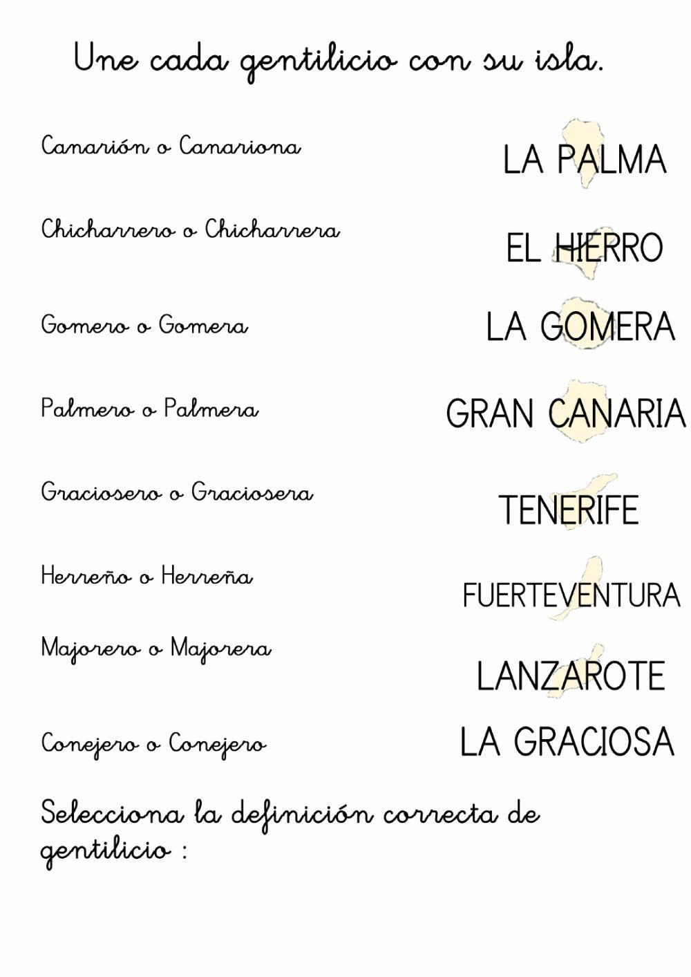 Gentilicios canarios