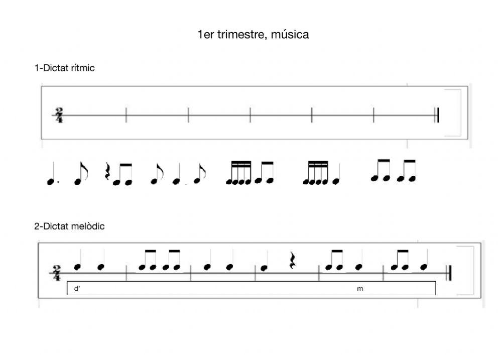 Control 5è música, 1er trimestre