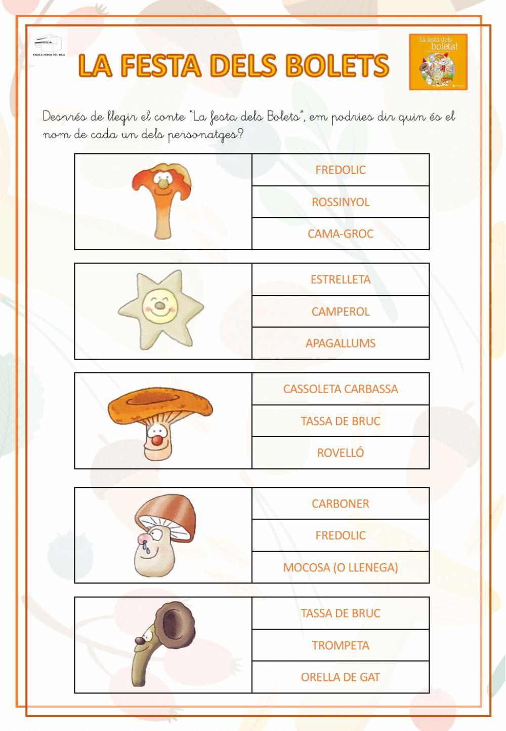 La festa dels bolets