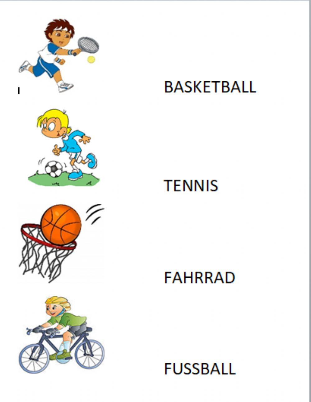 524186 | Sportarten | Tanja | LiveWorksheets