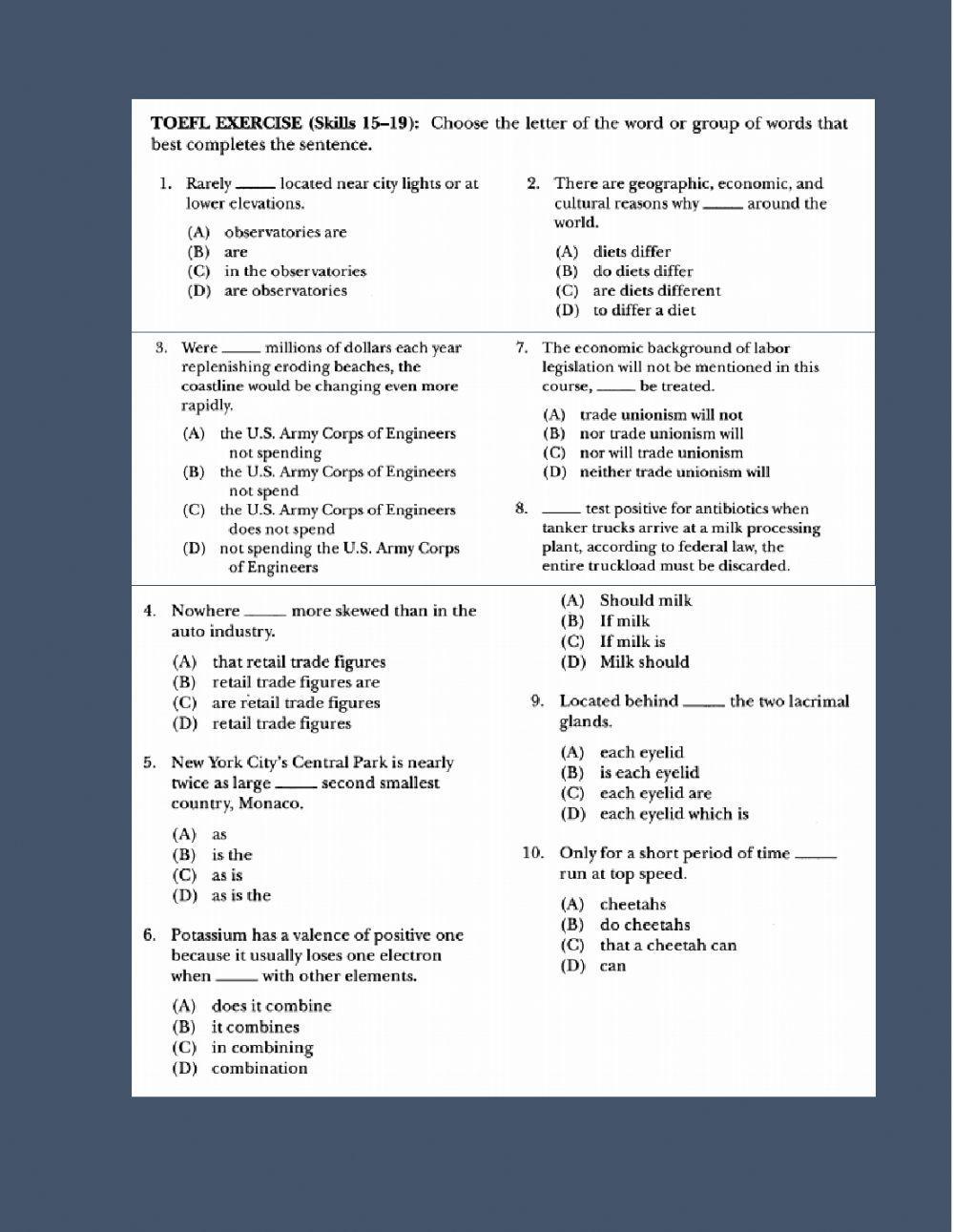 Invert subject and verb