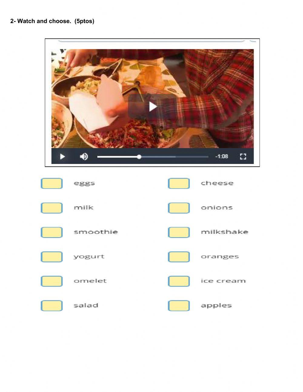 Listening and writing