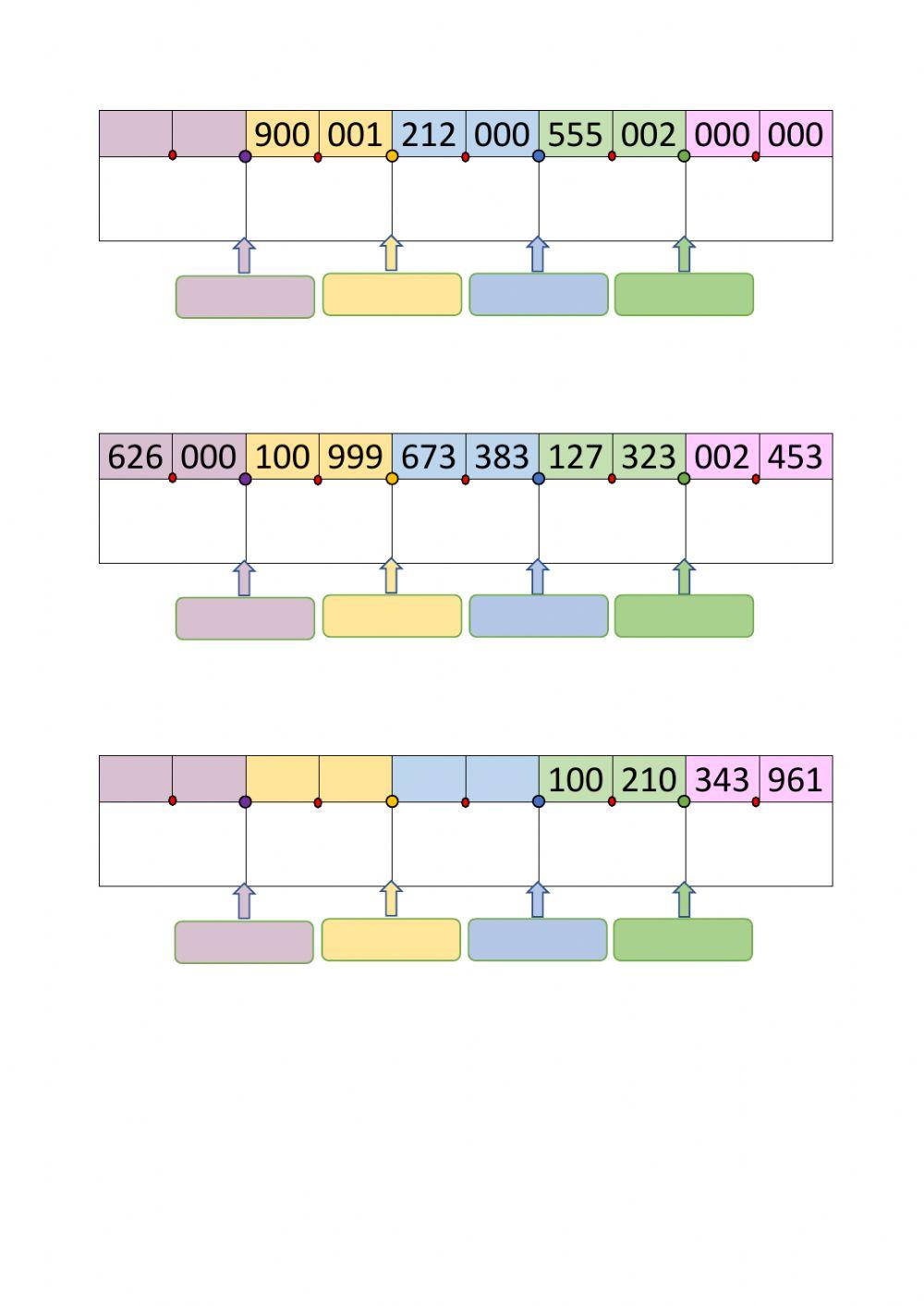 Números maores de 6 cifras