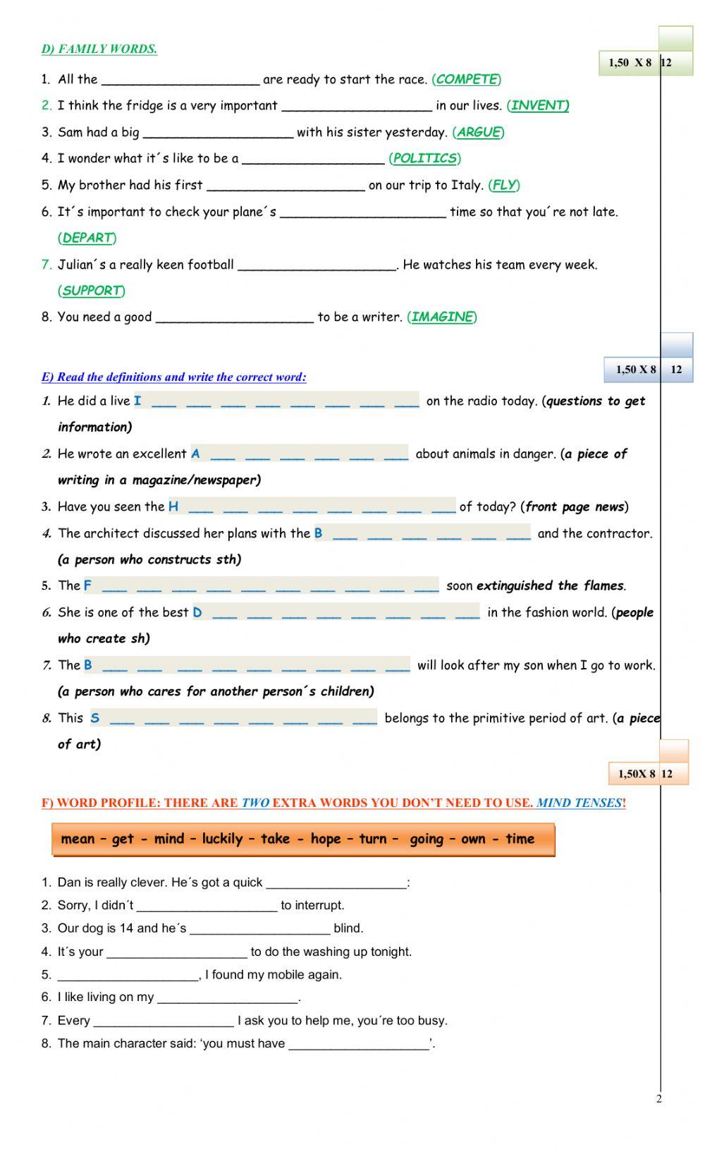 Prepare FINAL EXAM 2020