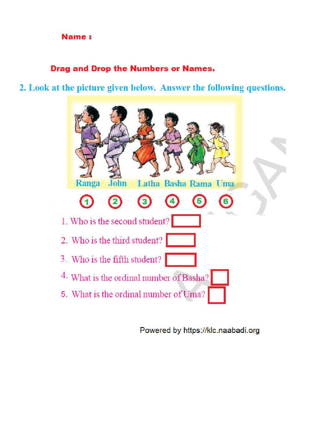 Numbers from 1 to 20 - 2nd class Mathematics