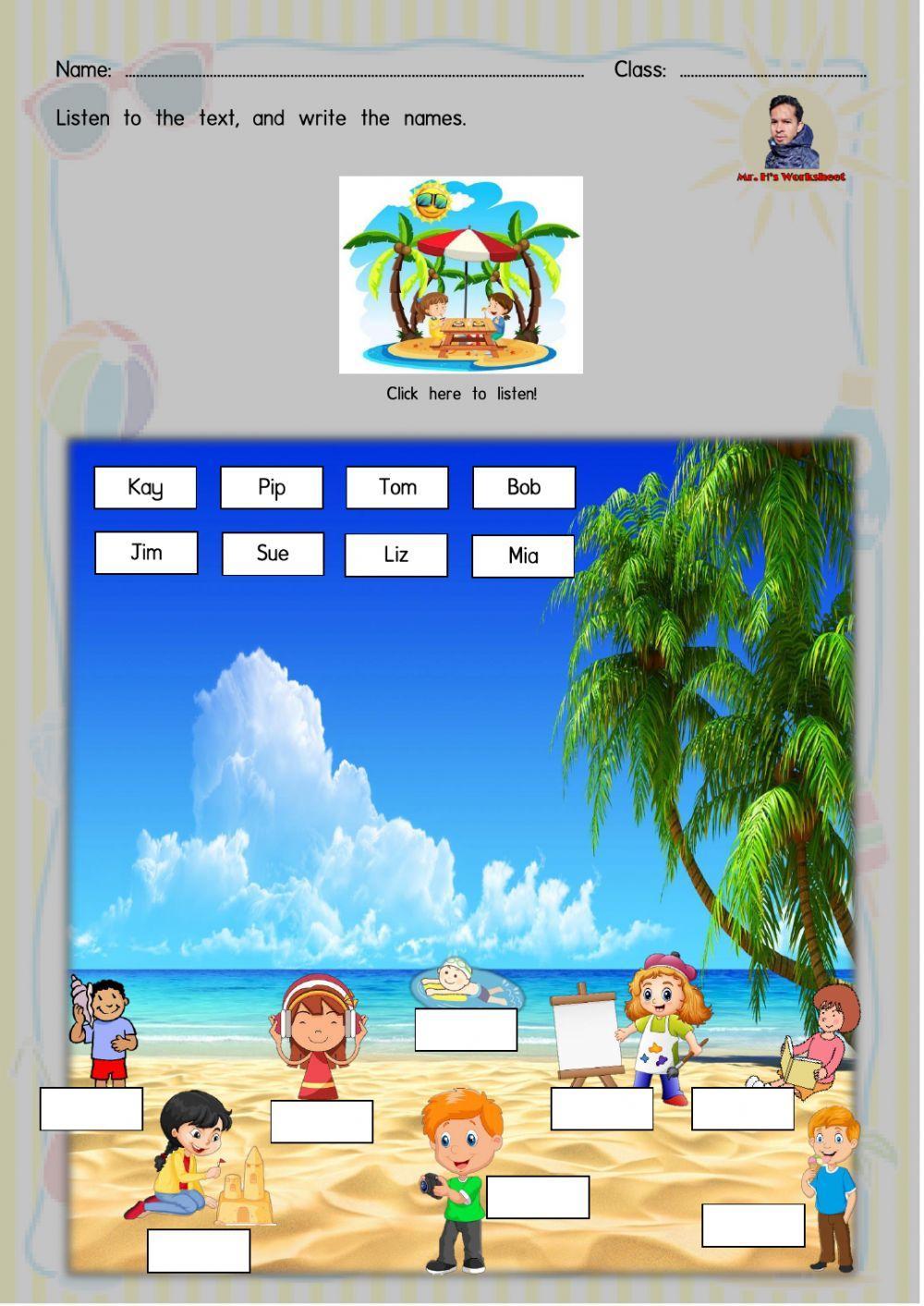 Unit 9 - At The Beach