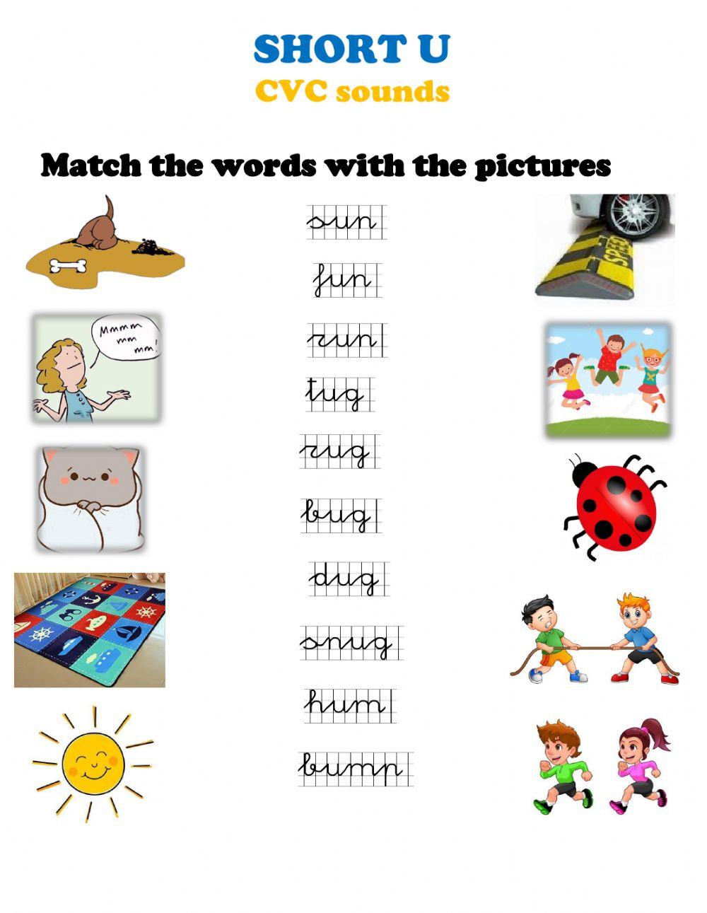 short-u-exercise-live-worksheets