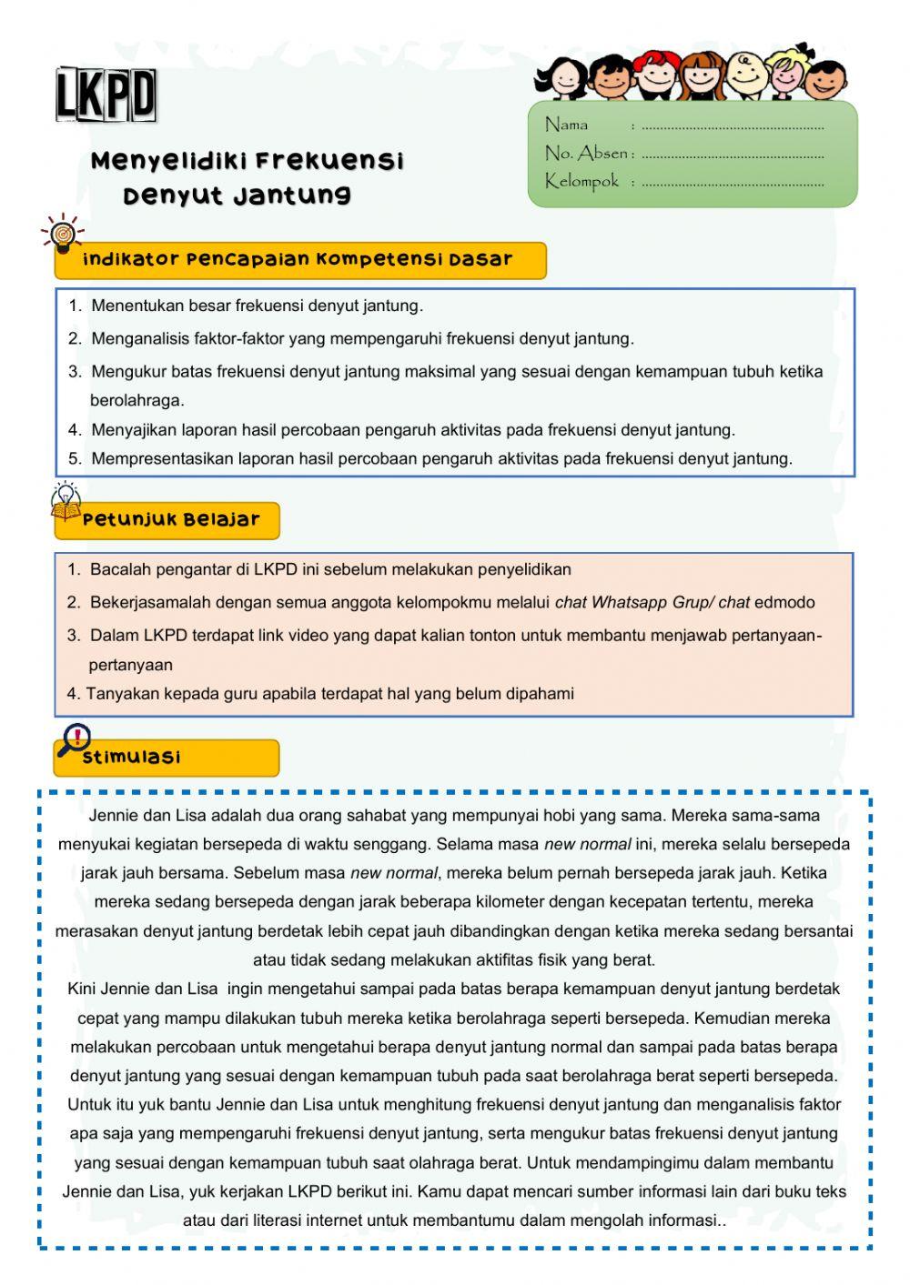 Frekuensi Denyut Jantung