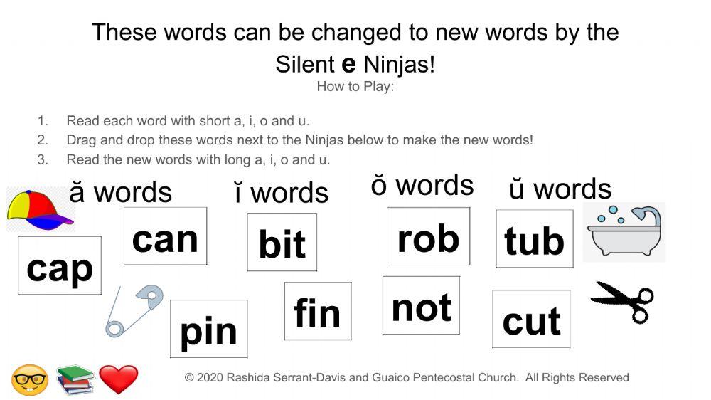 Silent e spelling rule