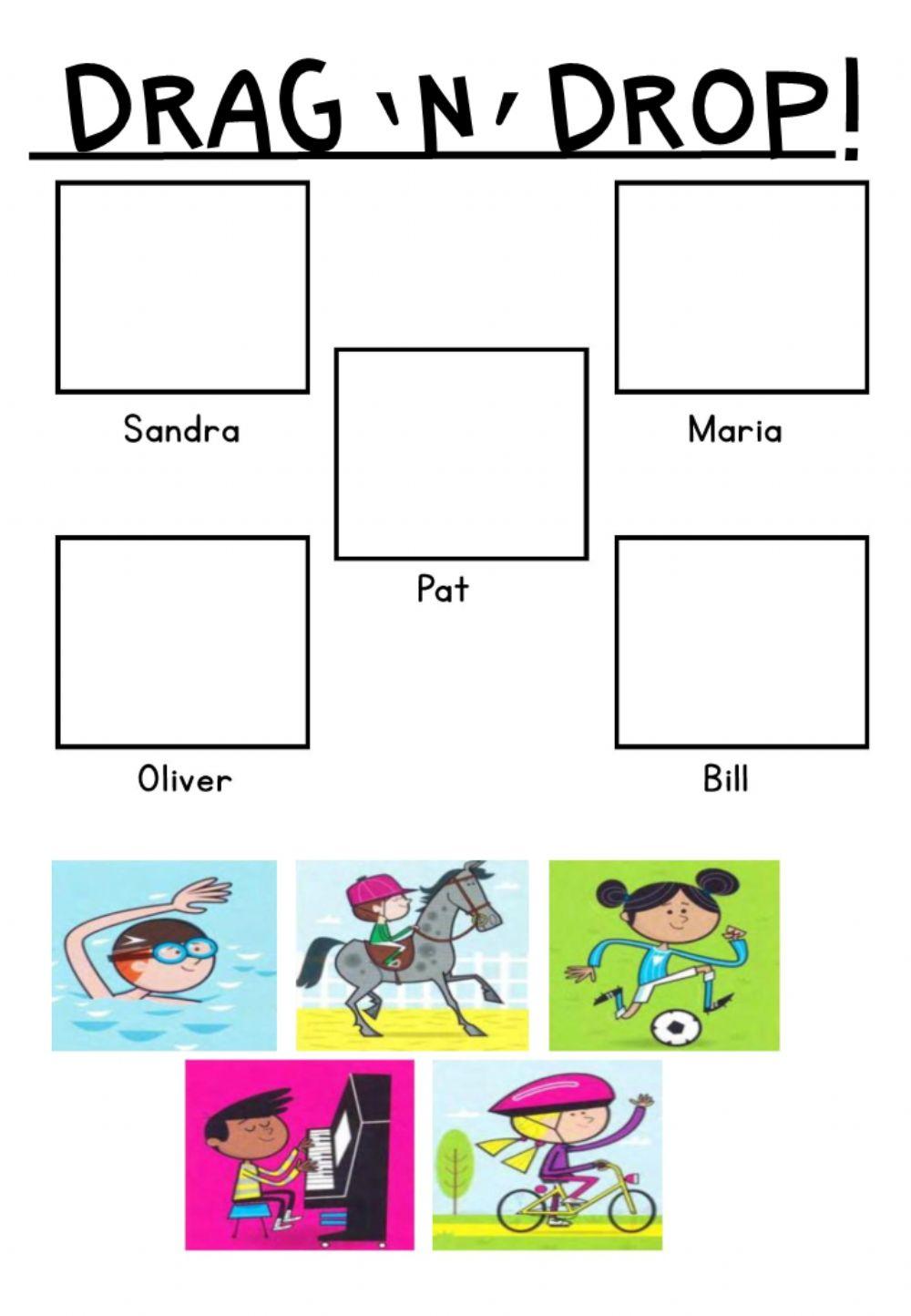 Drag N Drop activity Live Worksheets
