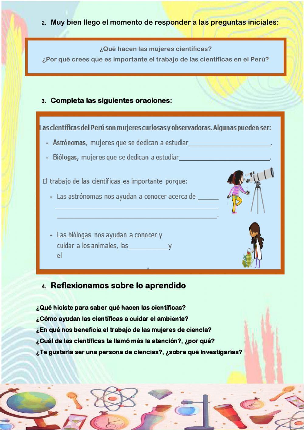 Mujeres de ciencia en el Perú