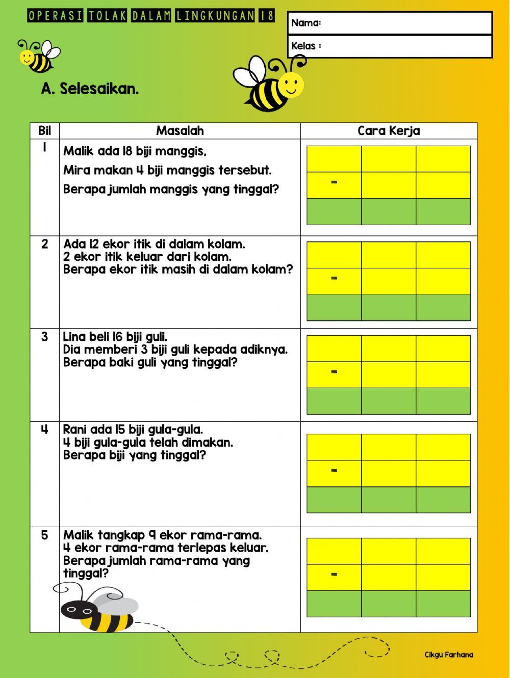 Operasi Tolak Lingkungan 18 (Penyelesaian Masalah)