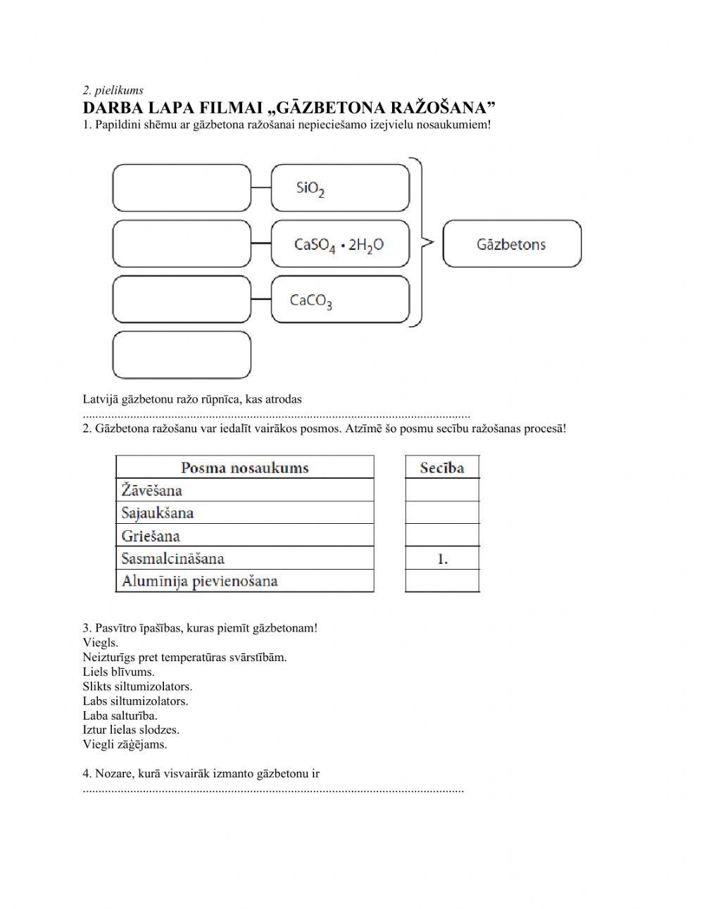 Gāzbetona ražošana