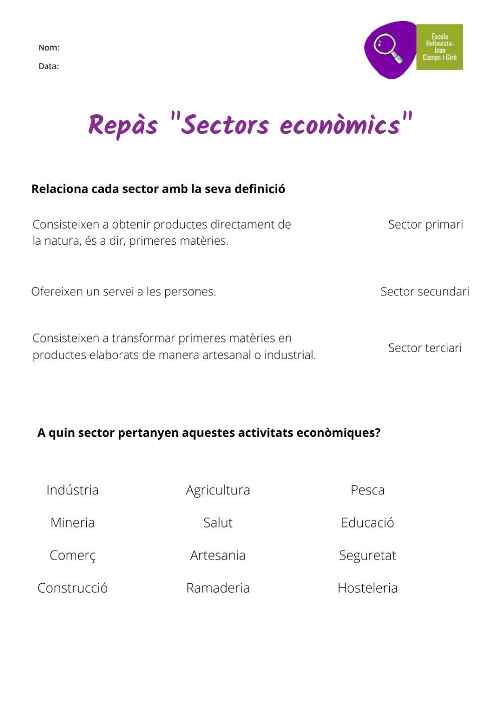 Repàs sectors econòmics