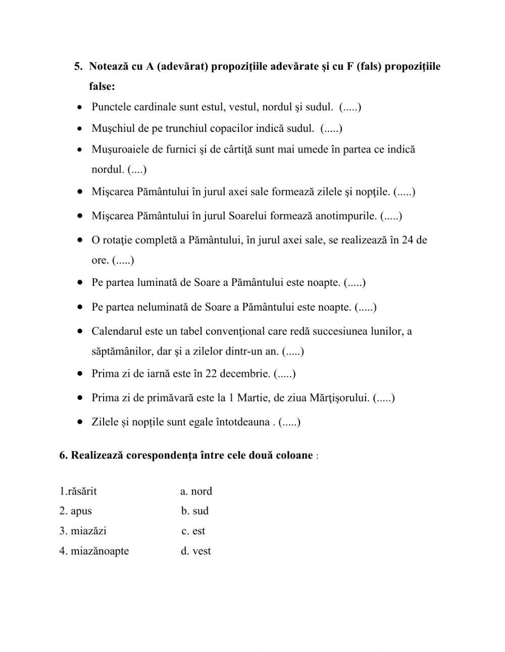 Orizontul local si apropiat