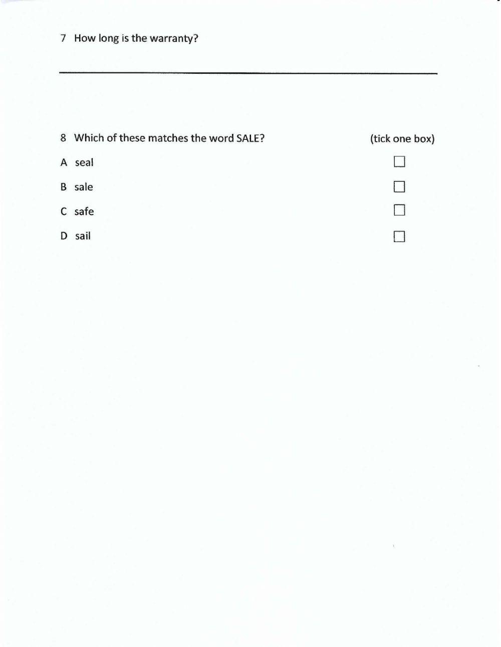 E1 Reading kitchen appliance advert