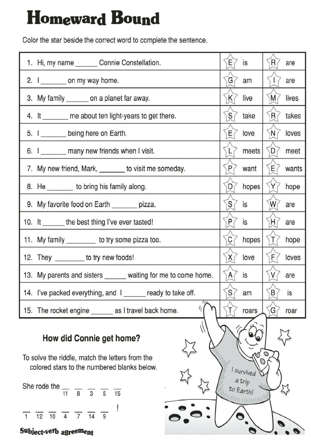 Subject and Verb Agreement - Practice 4