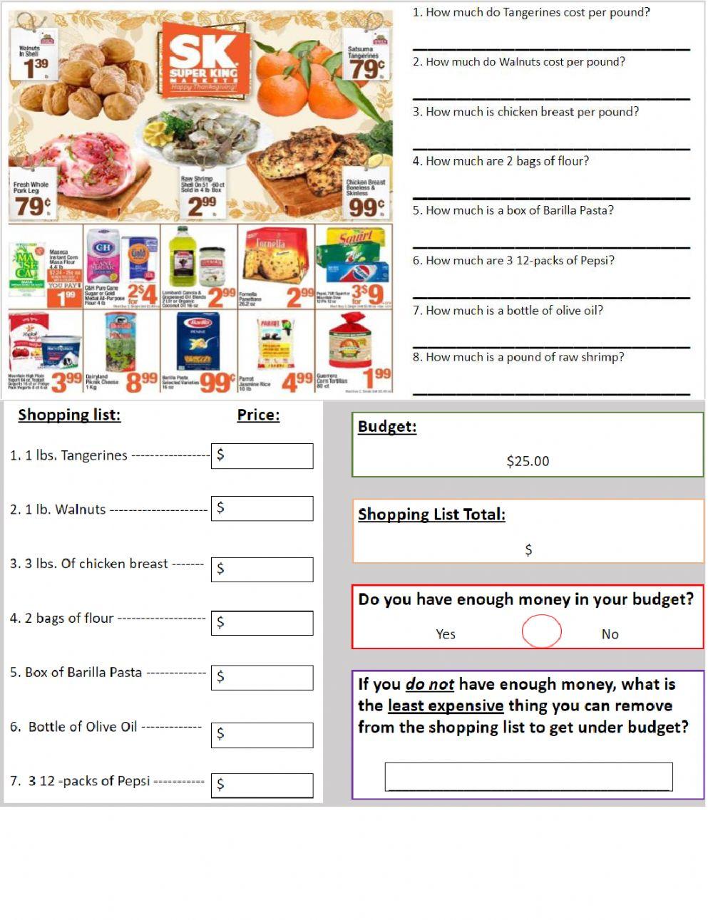 Super Kings Markets Circular Math and Budgeting