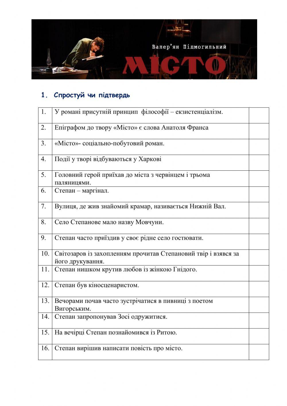 -Місто- В.Підмогильний