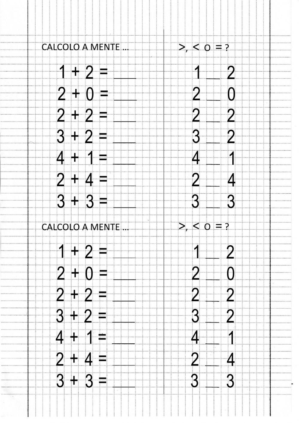 addizioni 1