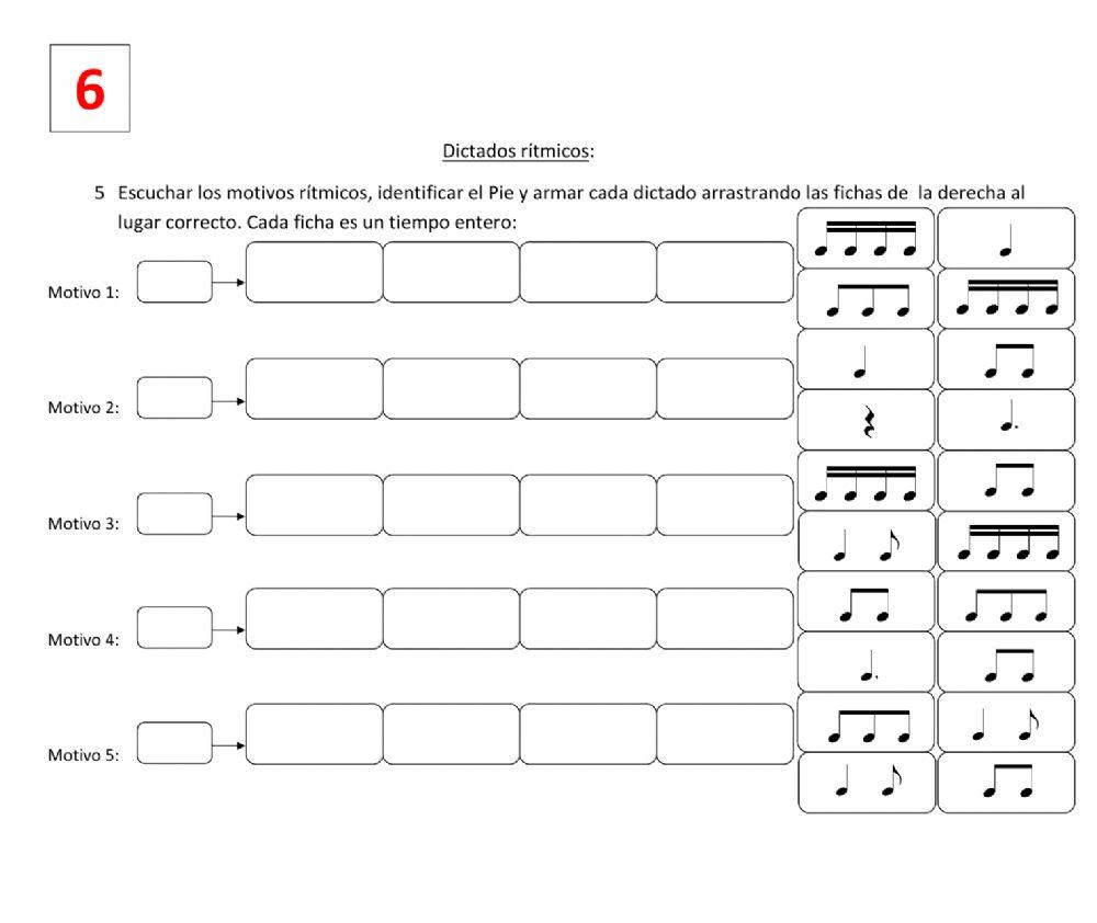 Dictados rítmicos (rec)