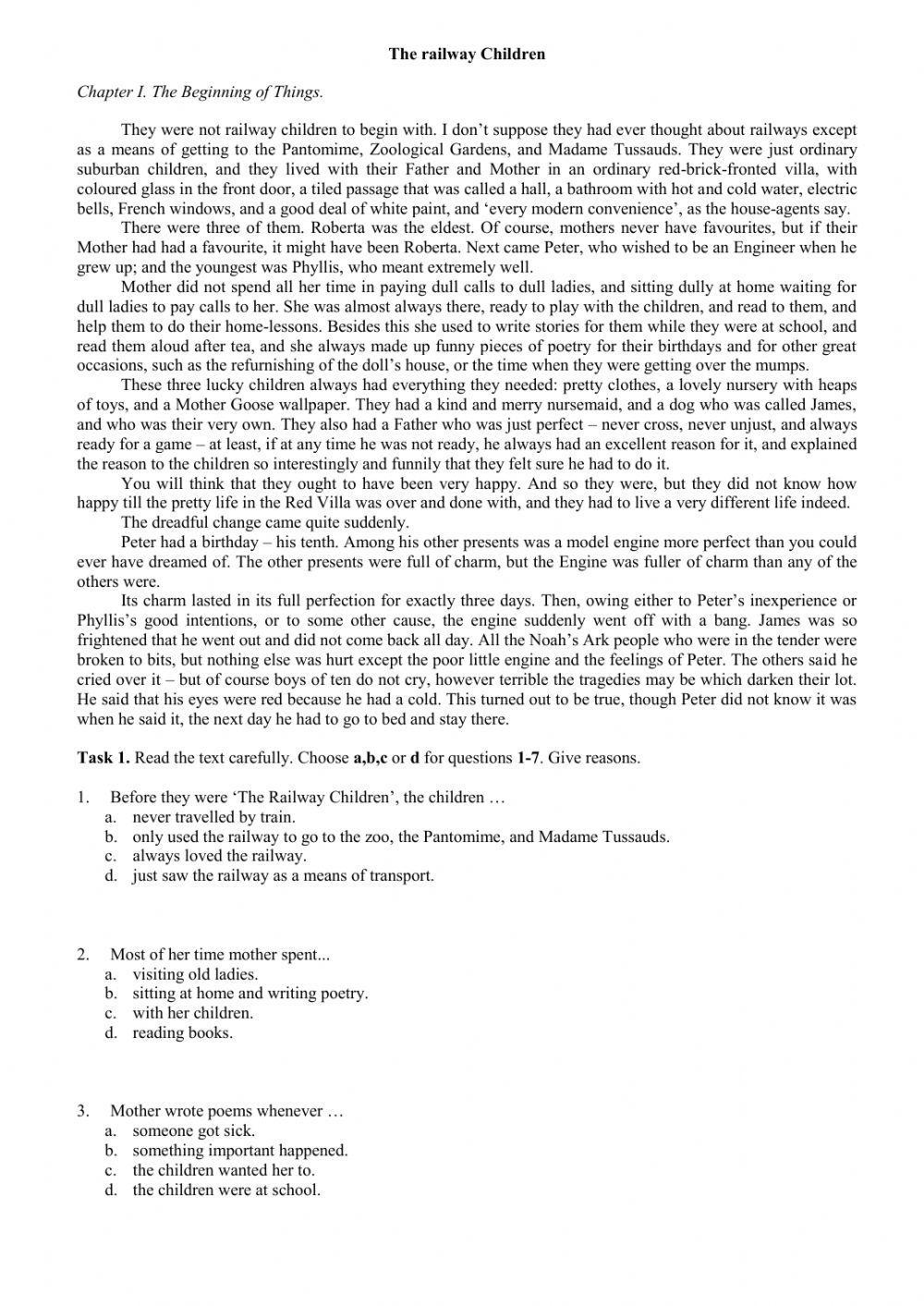 Spotlight 10 Module 2d The Railway Children