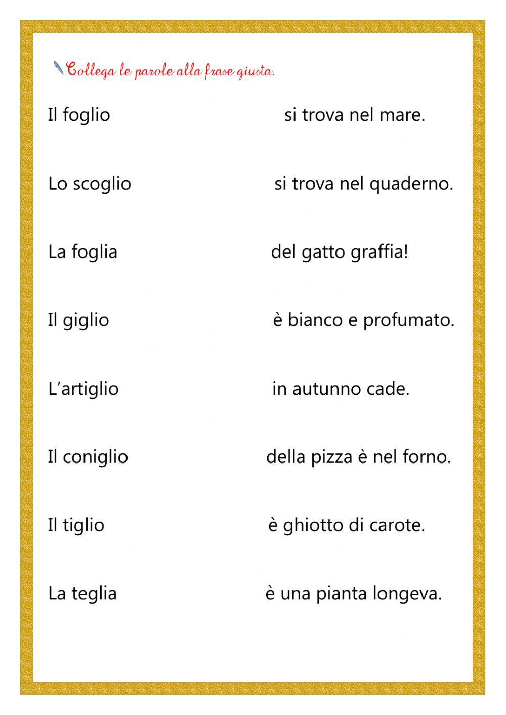 Esercitazione con il digramma GL Esercitazione con il digramma GL