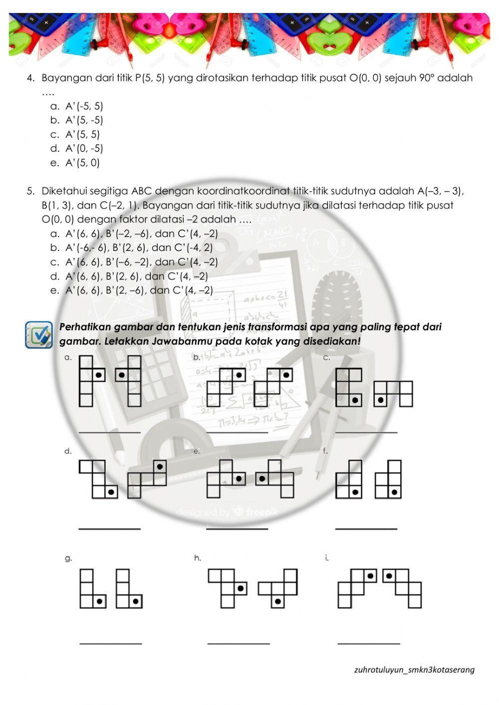 LKPD Transformasi Geometri 