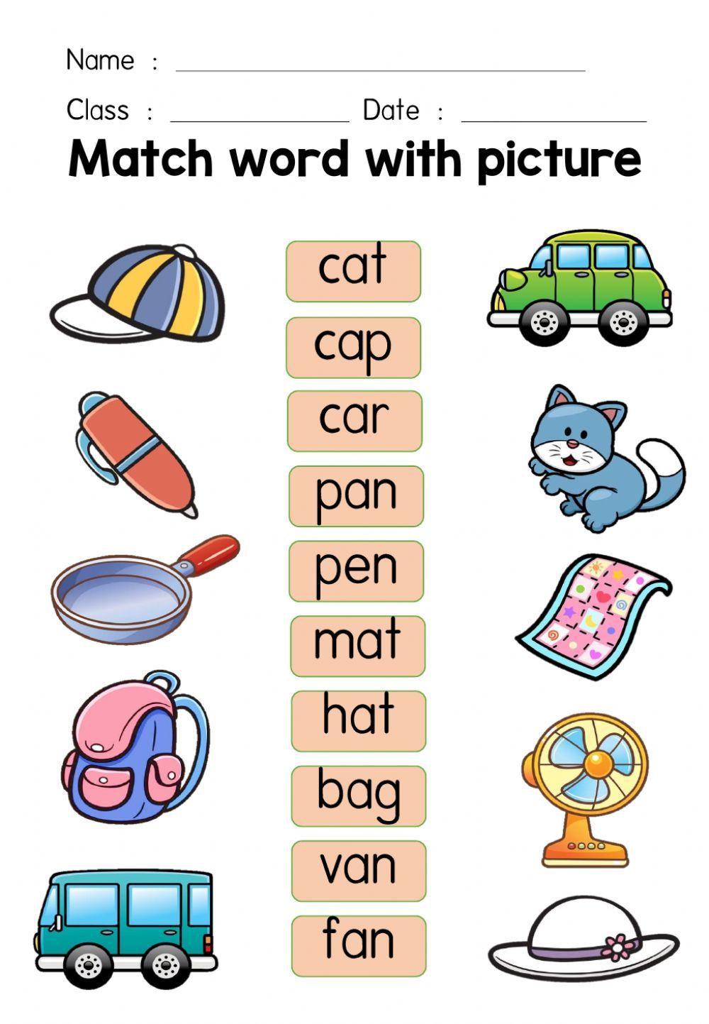 match-word-with-picture-worksheet-live-worksheets
