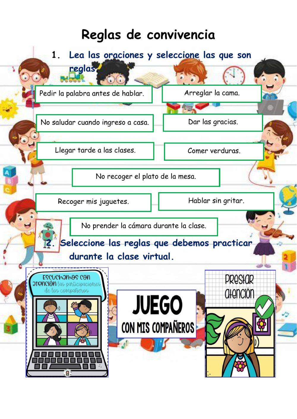 Reglas de convivencia