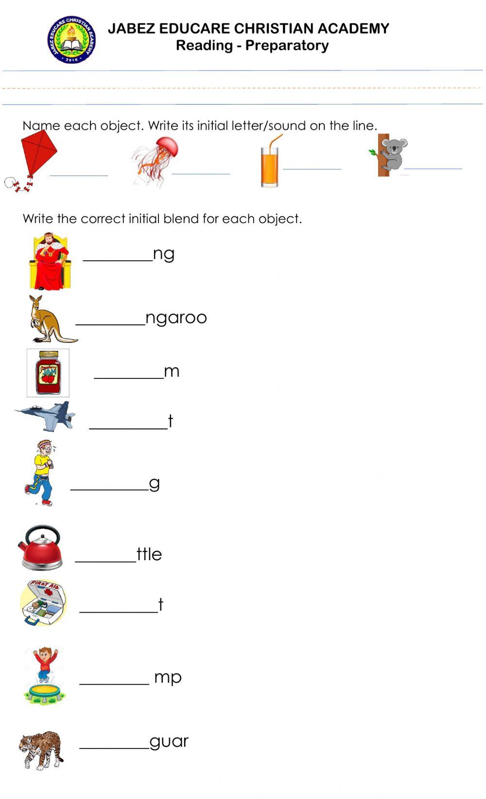 Letter J and K worksheet Live Worksheets
