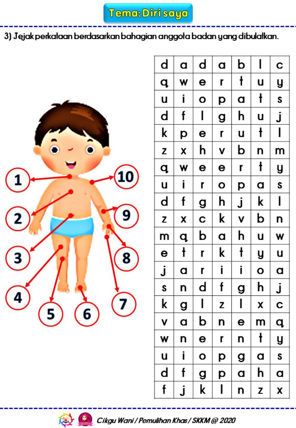 Bijak Kata: Anggota Badan Saya