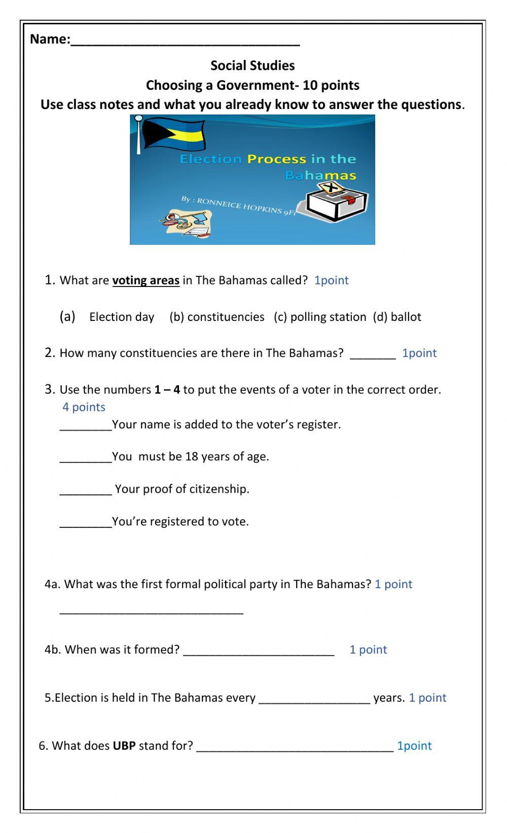 Choosing a Government