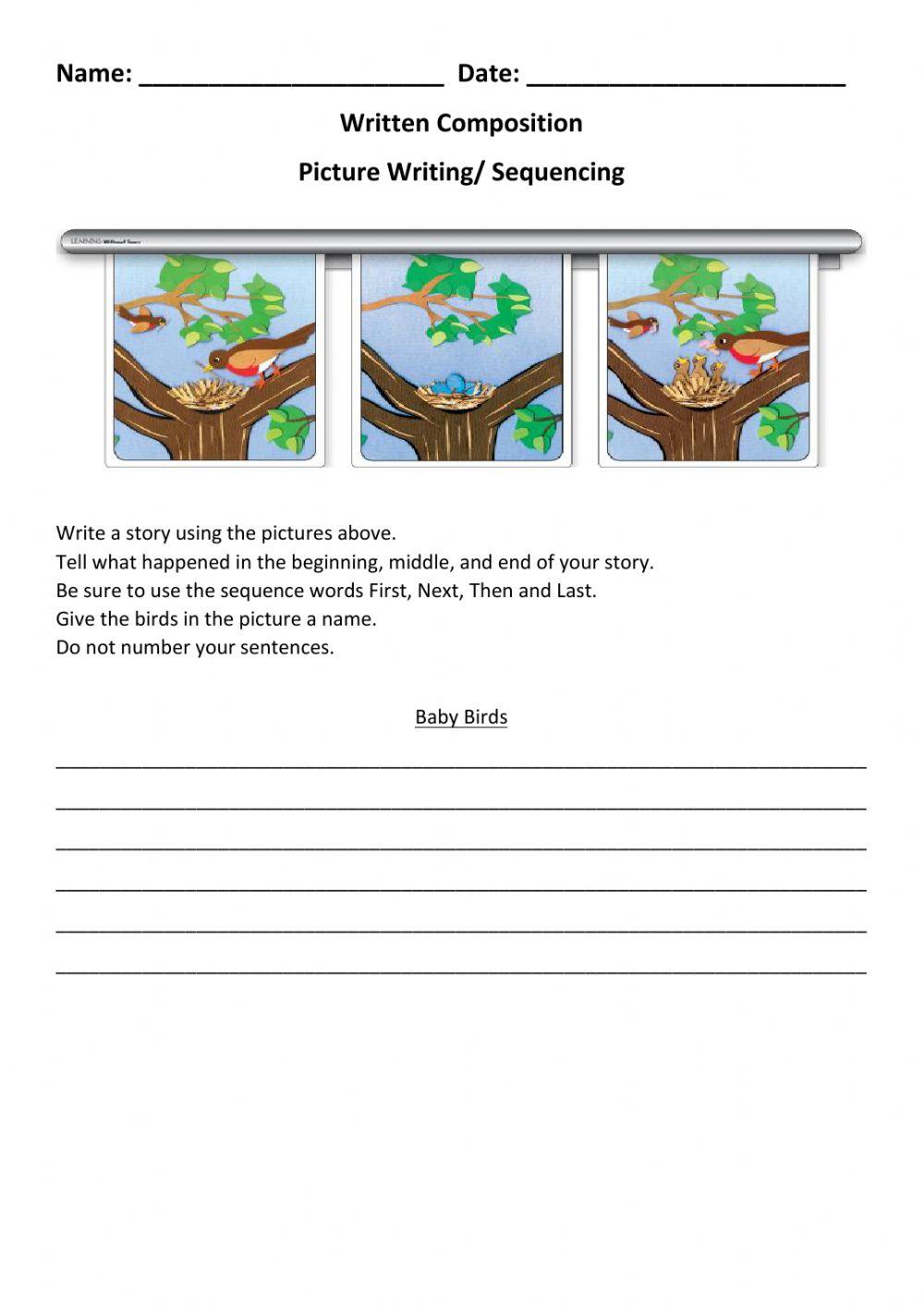 Written Comprehension Sequencing