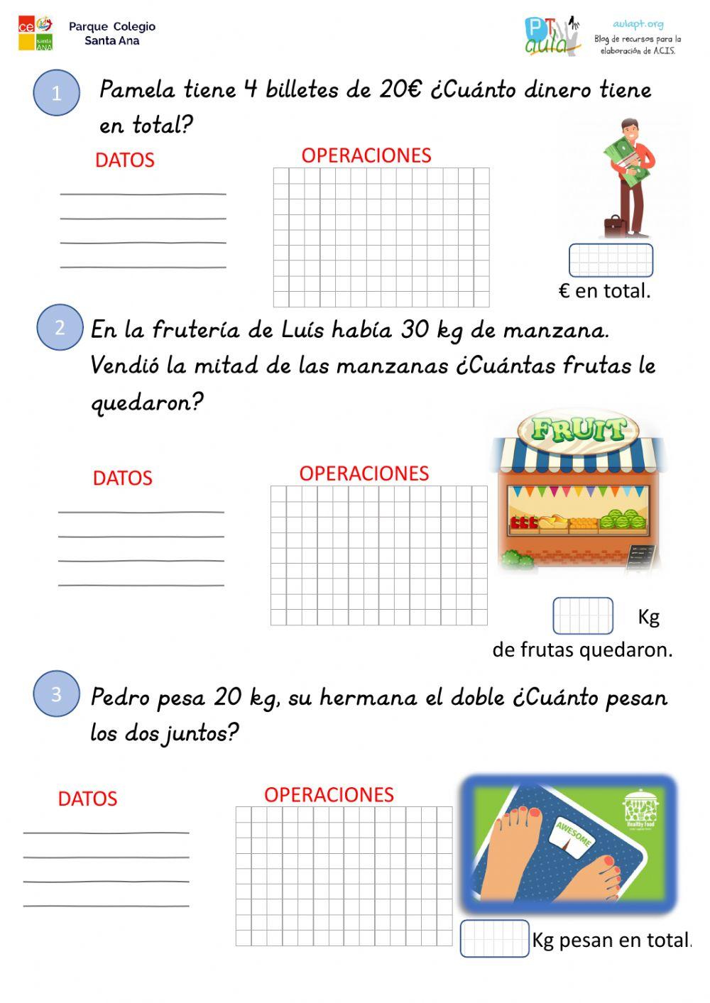 Problemas 4º adap. bloque 1 Problemas 4º adap. bloque 1