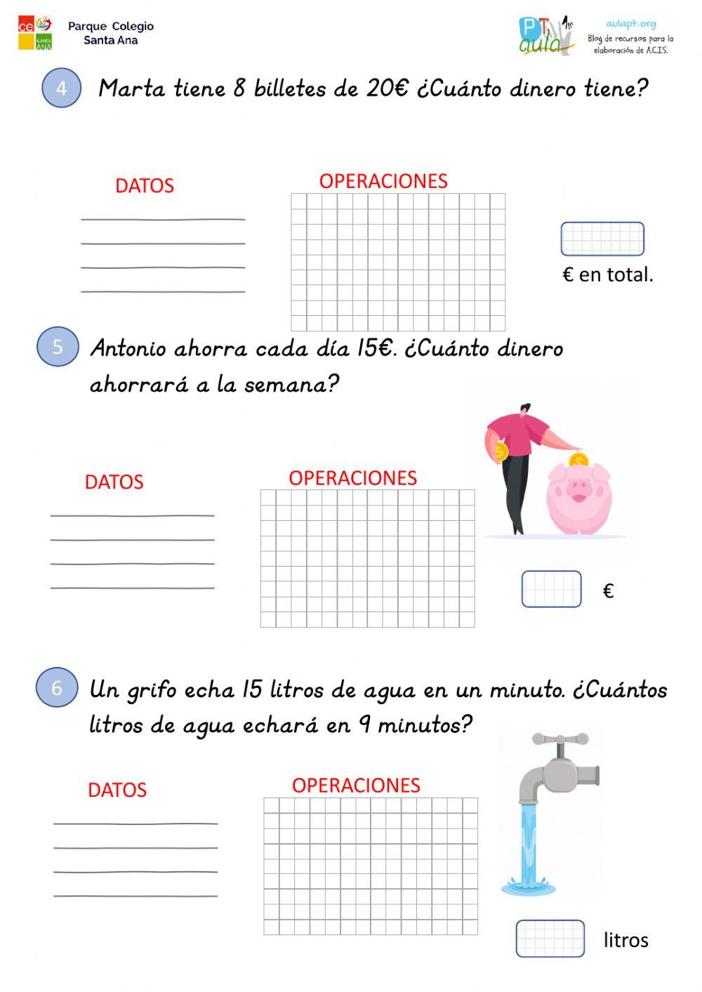 Problemas 4º adap. bloque 1 Problemas 4º adap. bloque 1