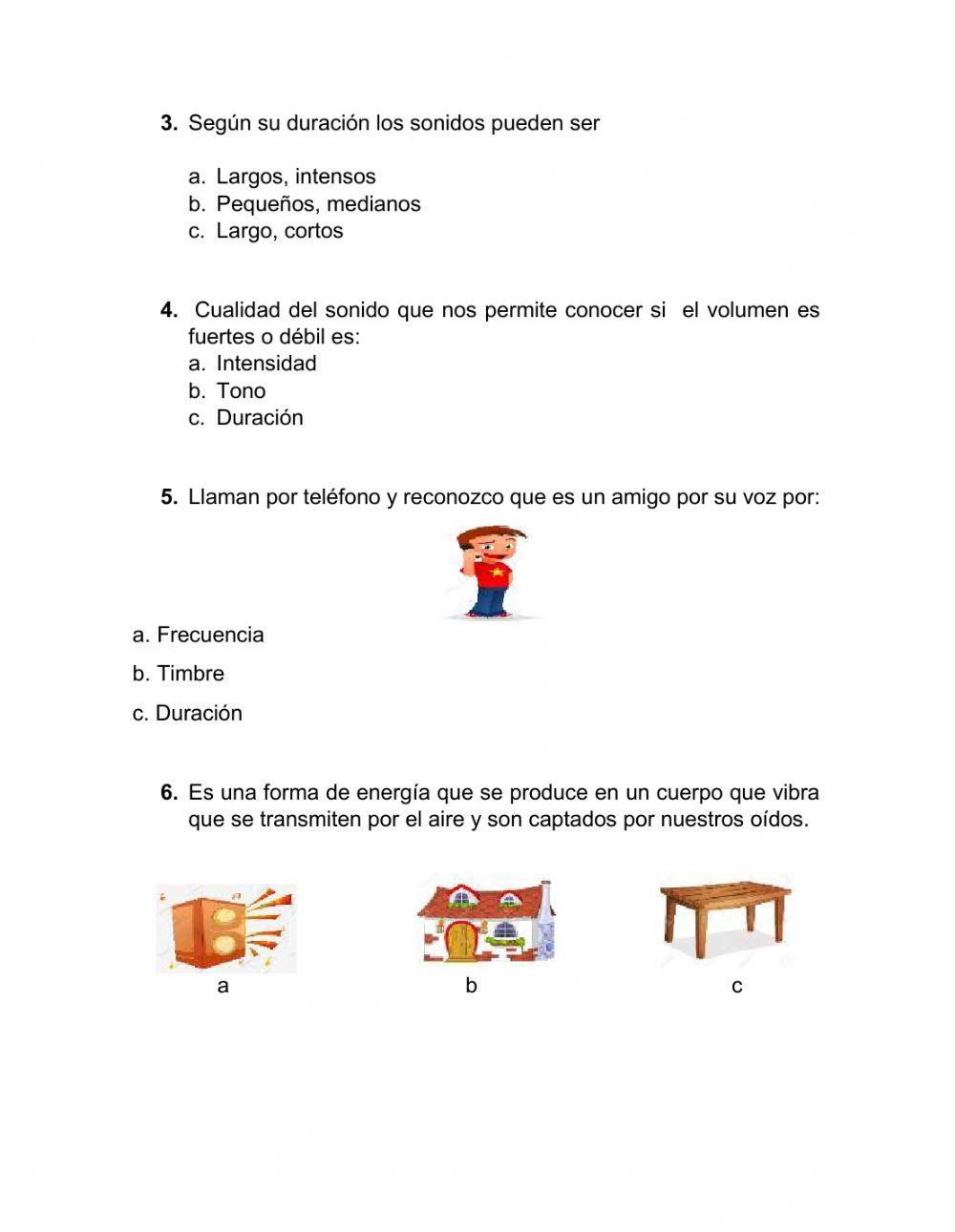 Examen ciencias naturales