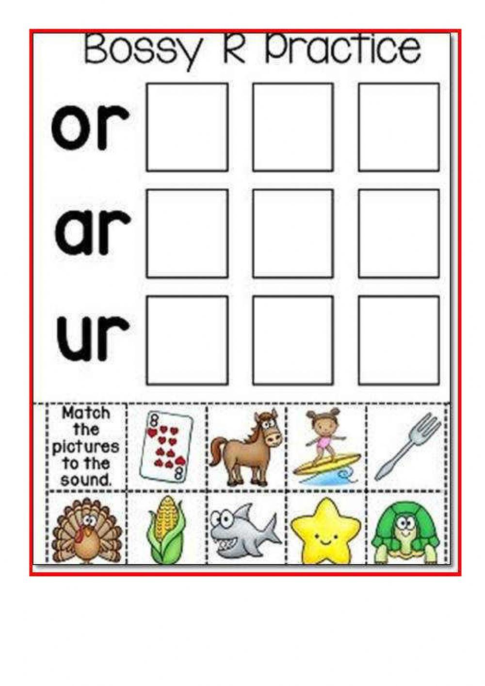 Rr Controlled vowels